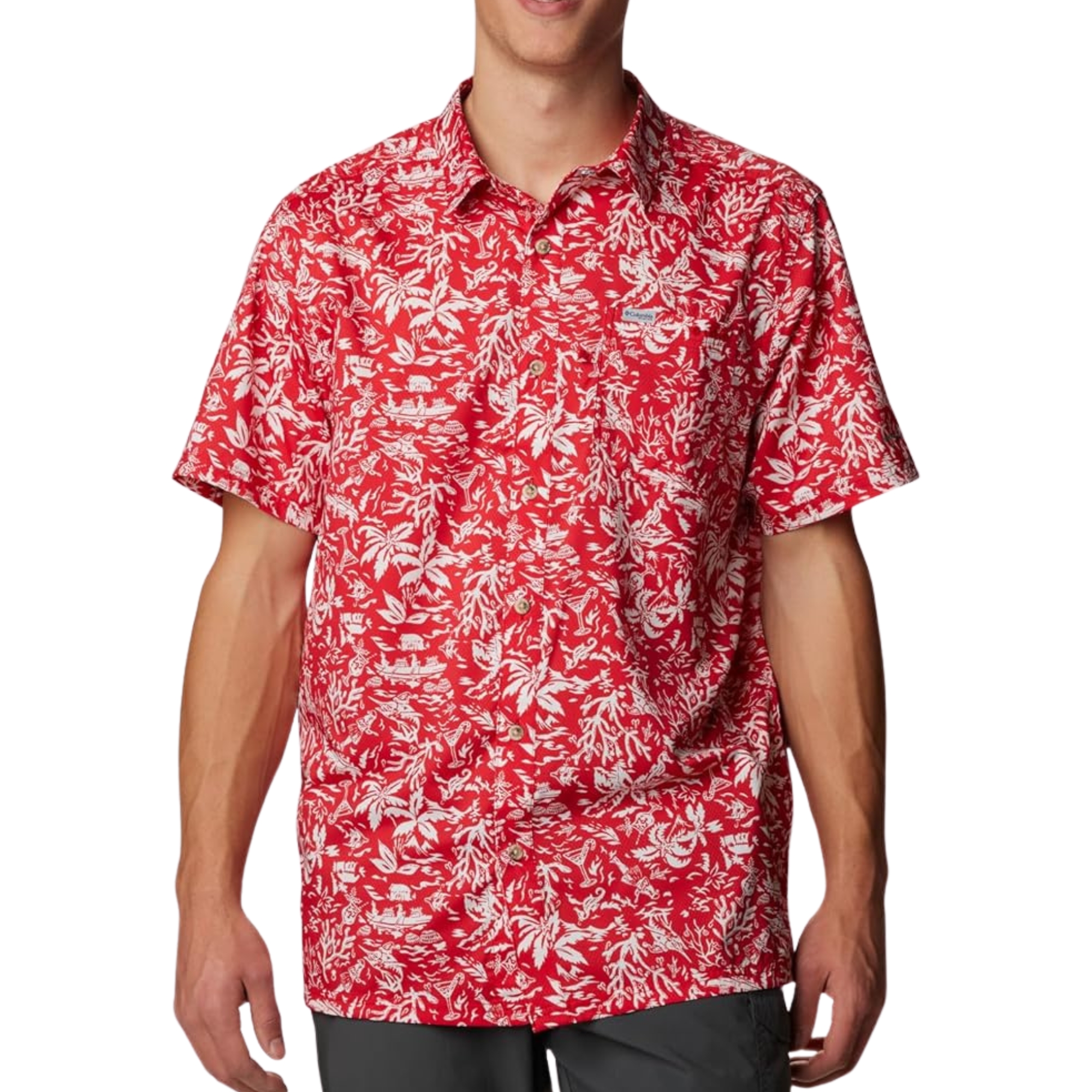 Columbia Chemise Slack Tide Camp pour homme, noir, XXL, Noir