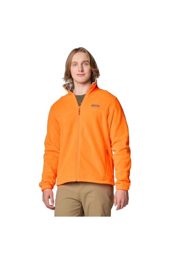 Men's PHG Fleece Jacket, 250g Polyester Microfleece, Flax/Timberwoods Camo, X-Large, 162562