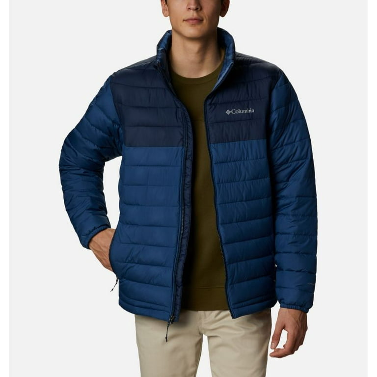 Columbia Men s POWDER Lite Winter Jacket Water Repellent Night Tide Collegiate Navy X Large
