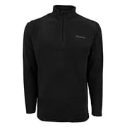 Columbia Men's Pine Ridge Half Zip Fleece, Large, Black
