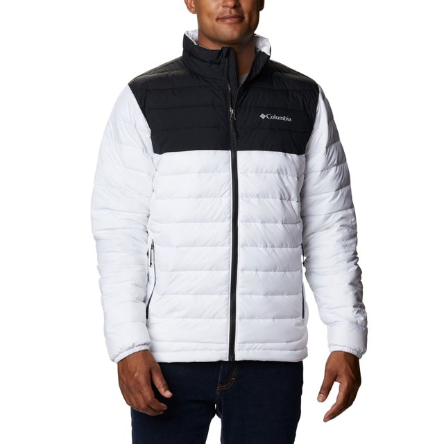 Columbia Men's Powder Lite Water Resistant Jacket White Size XXLarge