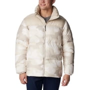 Columbia Mens Puffect II Jacket, Dark Stone Mod Camo Print/Dark Stone, X-Large