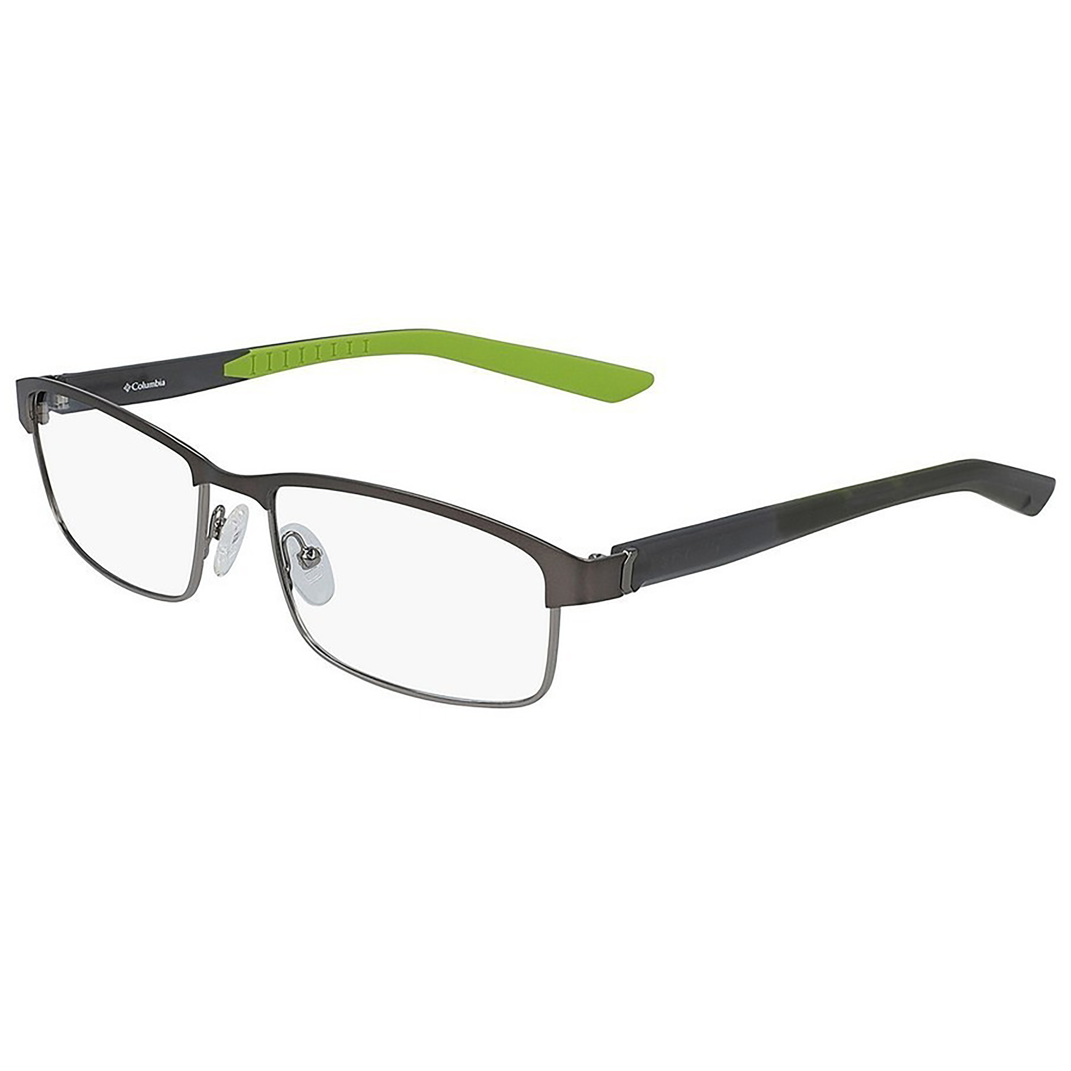 Columbia Men's Rectangular Eyeglasses, C3022G, Gunmetal, 5818150