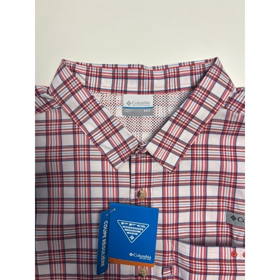 Columbia Men's Shirt Harbor Peak PFG Short Sleeve (487) (683) (498)