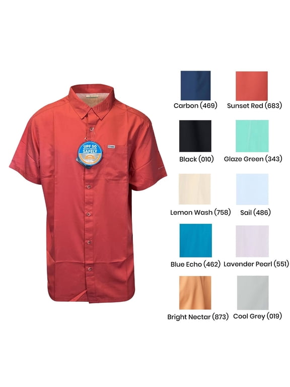 Men's Shirt Slack Tide PFG Camp Shirt UPF 50 S/S