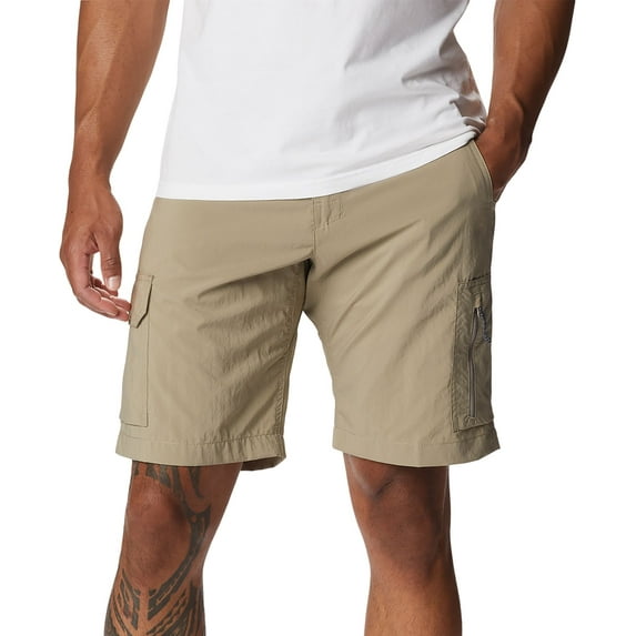 Columbia Men's Silver Ridge Utility Cargo Shorts (Tusk, 36)
