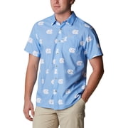 Columbia Mens Standard Super Slack Tide Shirt, NC - White Cap Logo Print, Small