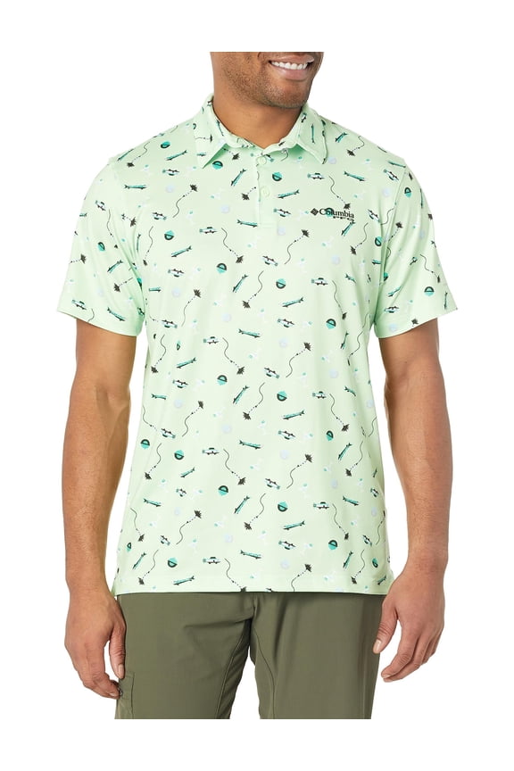 Men's Super Slack Tide Stretch Polo, Key West Boozy Bobbers, XX-Large