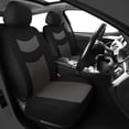 thumbnail image 1 of FLORAY Universal Car Seat Covers Full Set, Blue Thickened Cloth, Airbag Compatible, Rear Split Back & Cushion, Washable, for Cars, SUVs, Trucks, 1 of 5