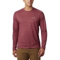 thumbnail image 1 of Columbia Men's Thistletown Park Long Sleeve Crew Red Jasper Heather X-Large, 1 of 5