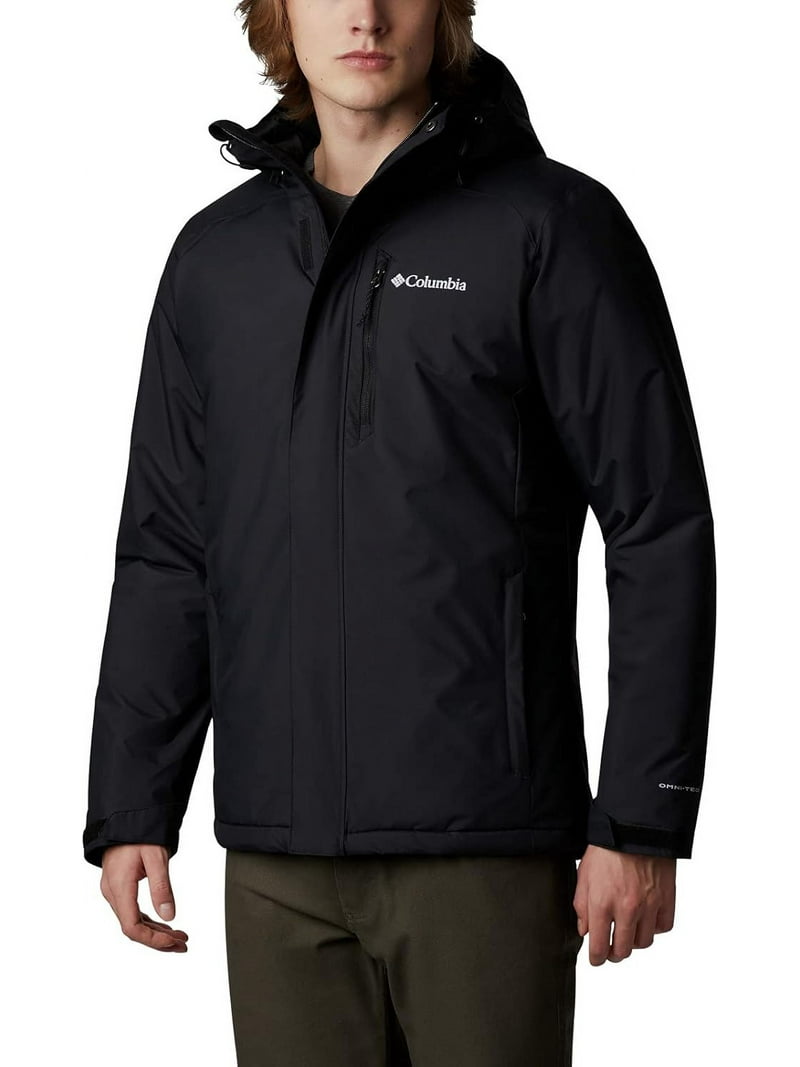 Columbia Men's Omni-Heat Hooded Winter Rain Tipton Peak Insulated