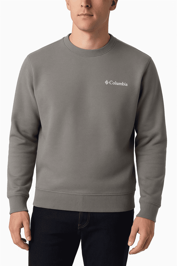Mens Walnut Canyon Crew Sweatshirt City Grey Medium