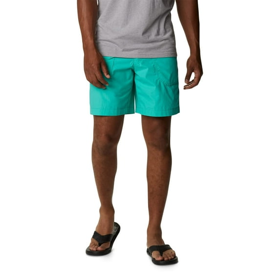 Columbia Men's Washed Out Cargo Short, Electric Turquoise, 30W x 6L