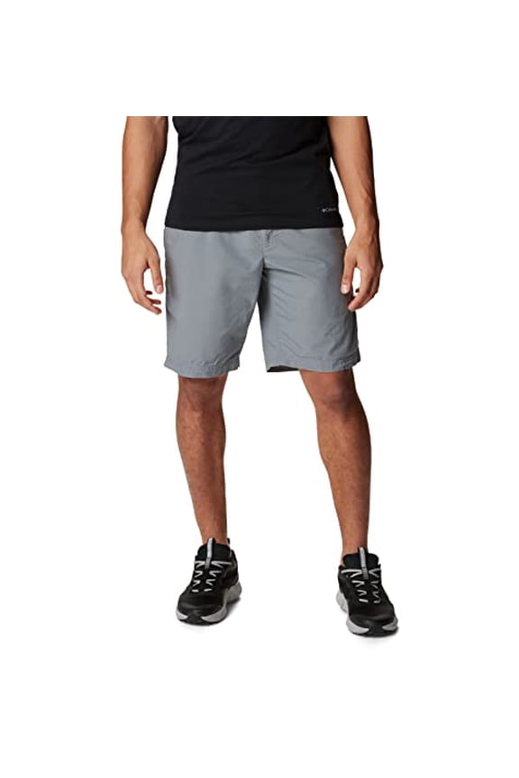 Men's Washed Out Poplin Shorts Gray Size 48