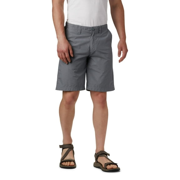 Columbia mens Washed Out Chino Short , Grey Ash , 42x10