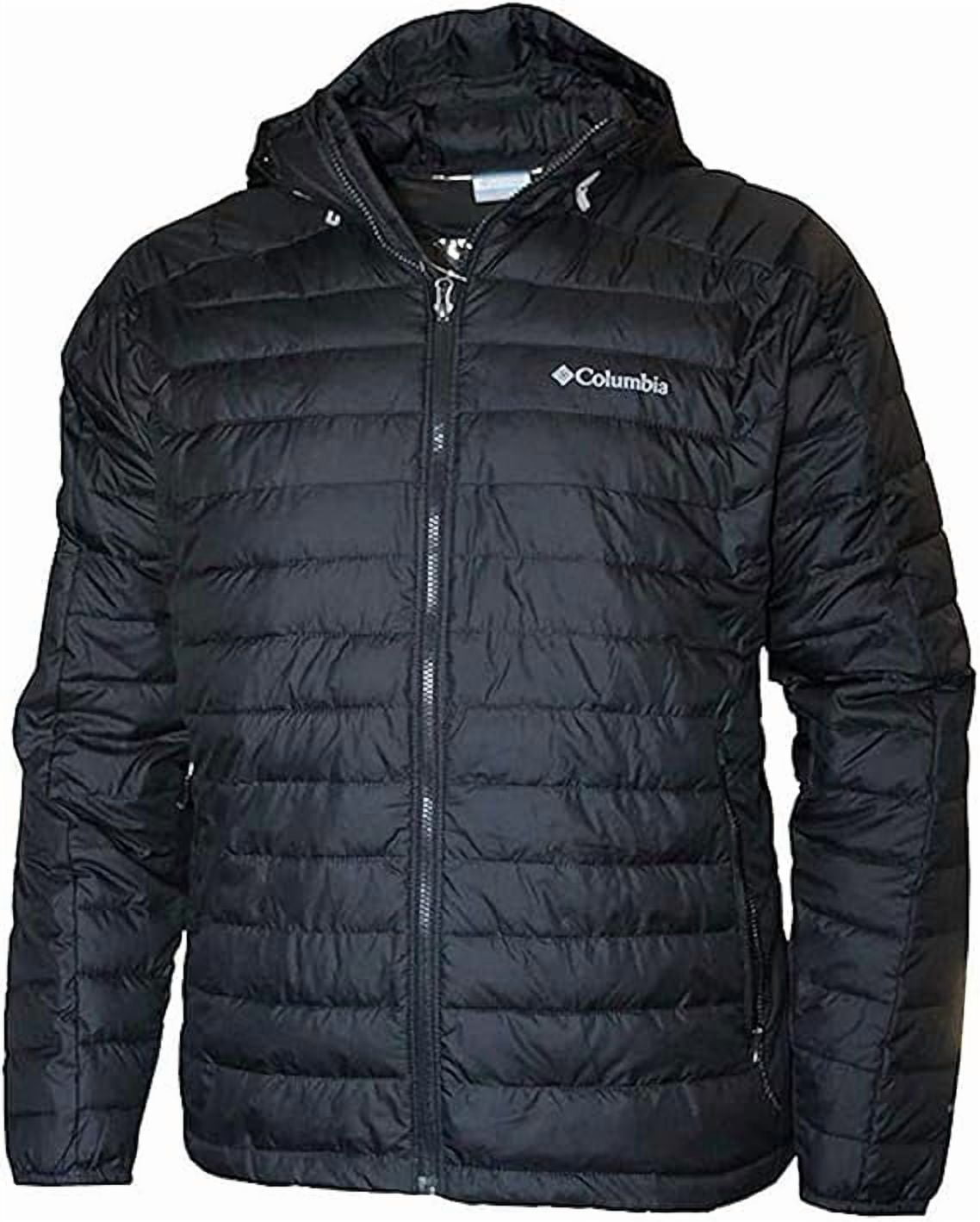 Columbia Men's Insulated Omni-Heat Hooded Jacket, Black, XXL