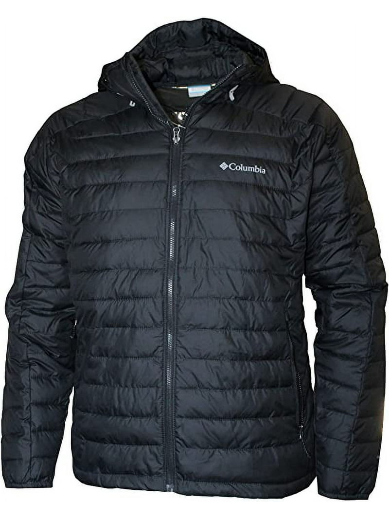 Columbia Men's Insulated Omni-Heat Hooded Jacket, Black, XXL