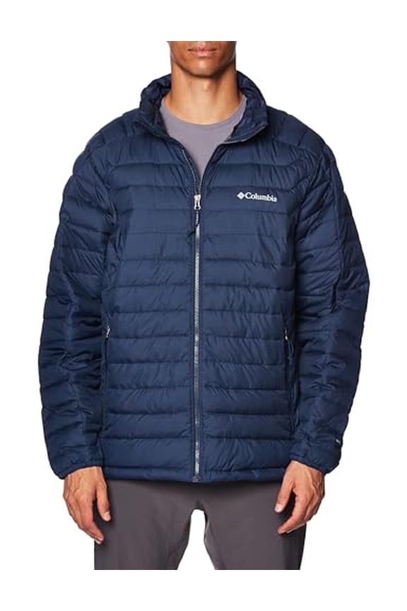 Men's White Out II Omni Heat Insulated Puffer Jacket (Collegiate Navy, XL)