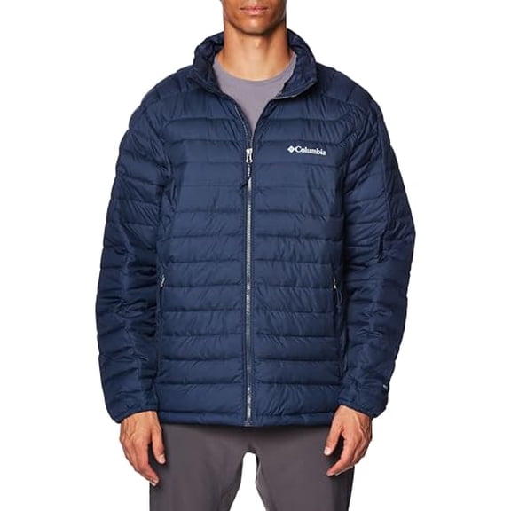 Columbia Men's White Out II Omni Heat Insulated Puffer Jacket (Collegiate Navy, XXL)