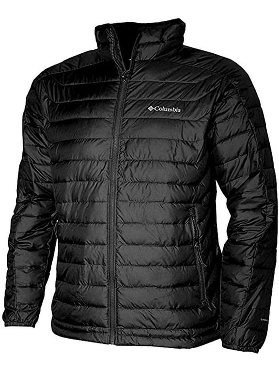 Men's White Out II Omni Heat Insulated Puffer Jacket (L, Black)