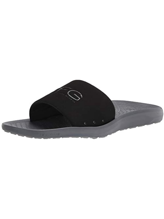 Men's Yachtrocker PFG Slide Sport Sandal, Black/Graphite, 9