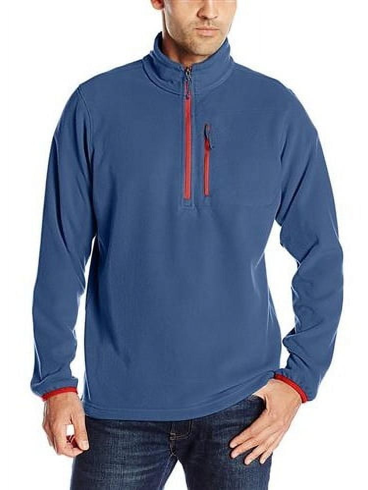 Columbia Mens Cascades Explorer Half Zip Fleece Jacket Night Tide Medium Walmart