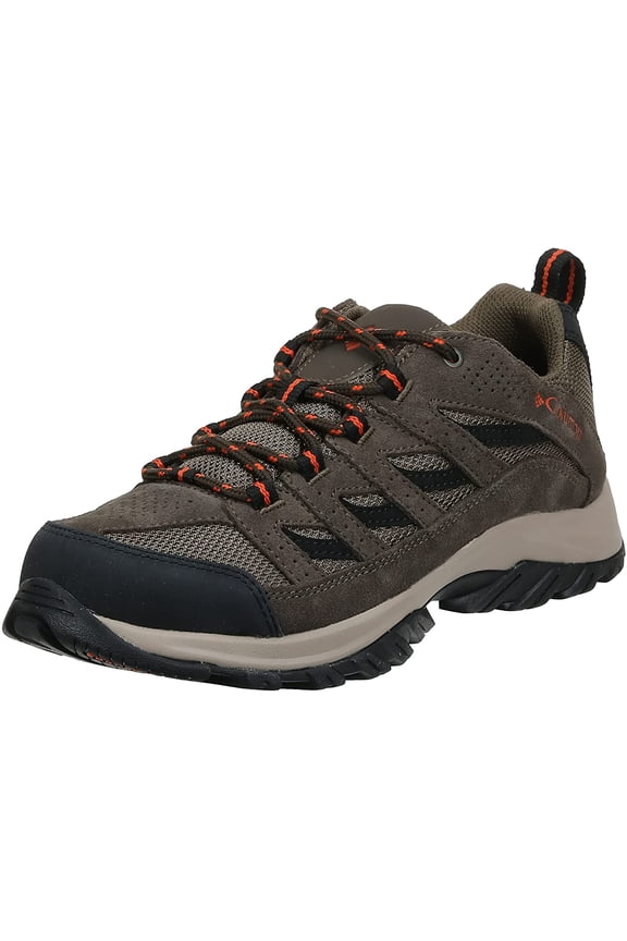 Mens Crestwood Hiking Shoe 7.5 Camo Brown, Heatwave