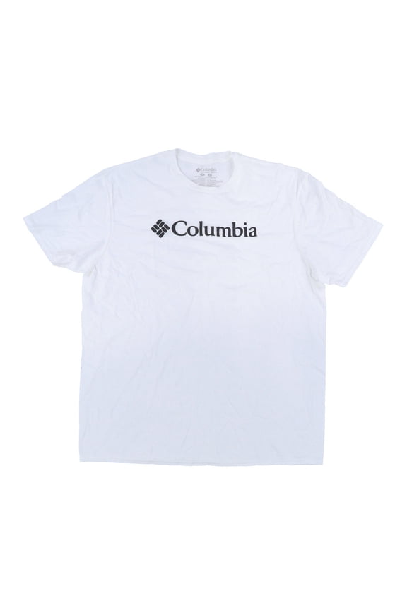 Men's Logo Graphic T-Shirt Casual Comfort Top Logo Athletic White New