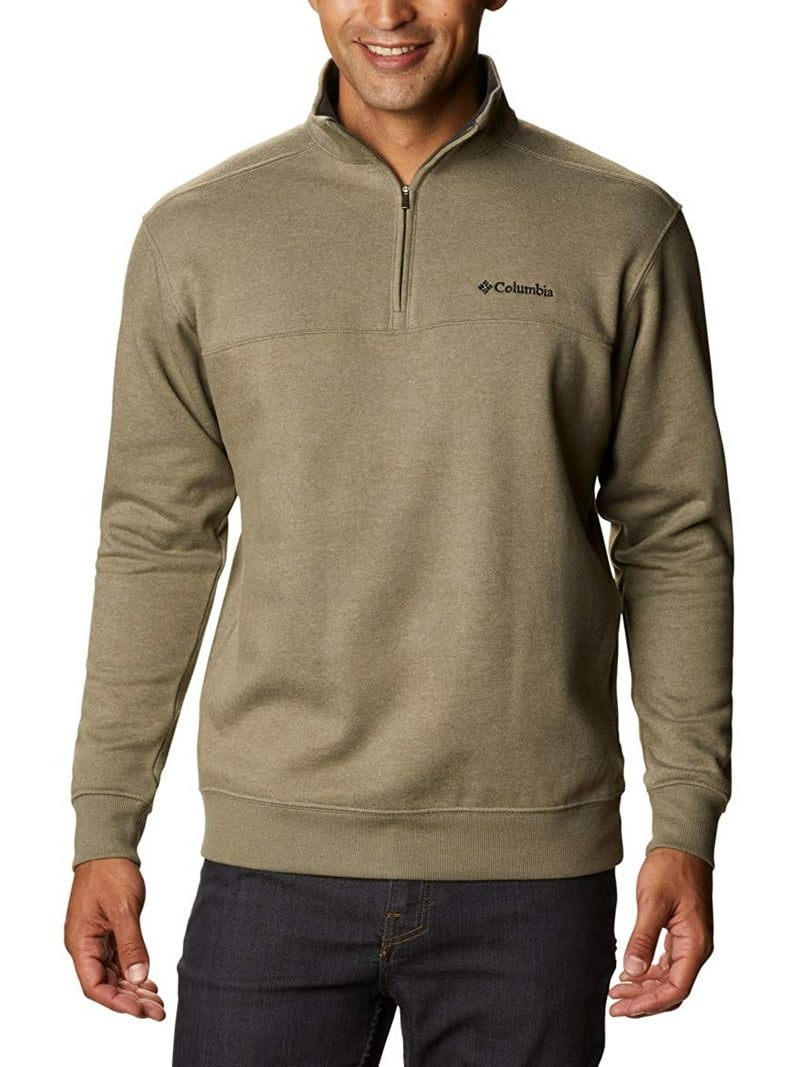 Columbia Men's Hart Mountain II Half Zip Pullover - Soft Sueded Fleece Jacket For Cold Weather