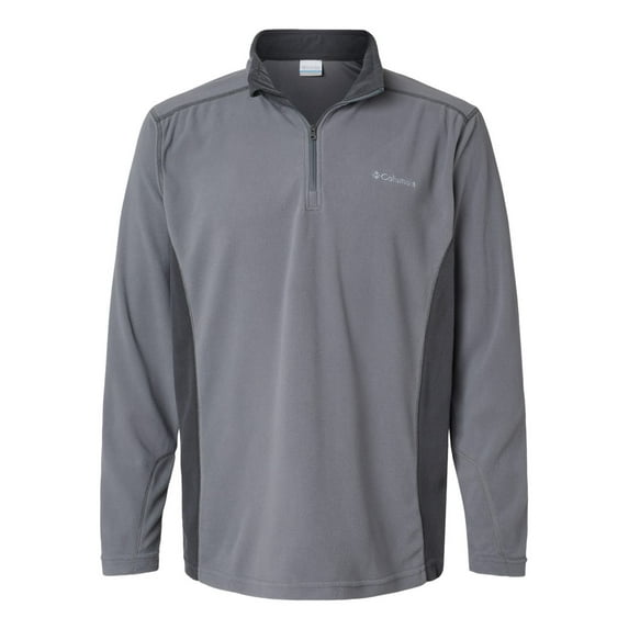 Columbia Mens Klamath Range Ii Half Zip City Grey, Shark XX-Large