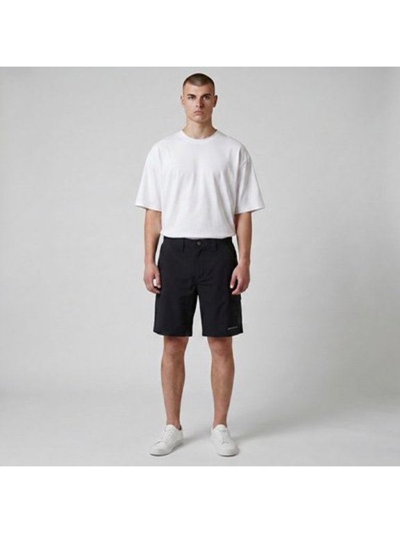Men's PFG Blood and Guts III Fishing Bermuda Shorts Size 30x8 Black
