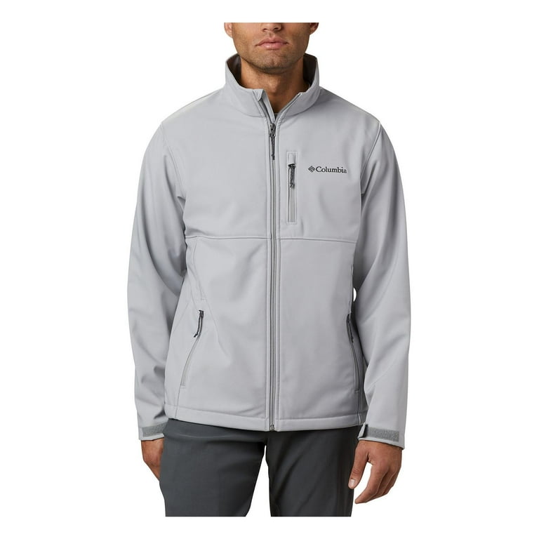 Columbia Mens Omni Shield Water Resistant Softshell Jacket Large Grey NWT 110