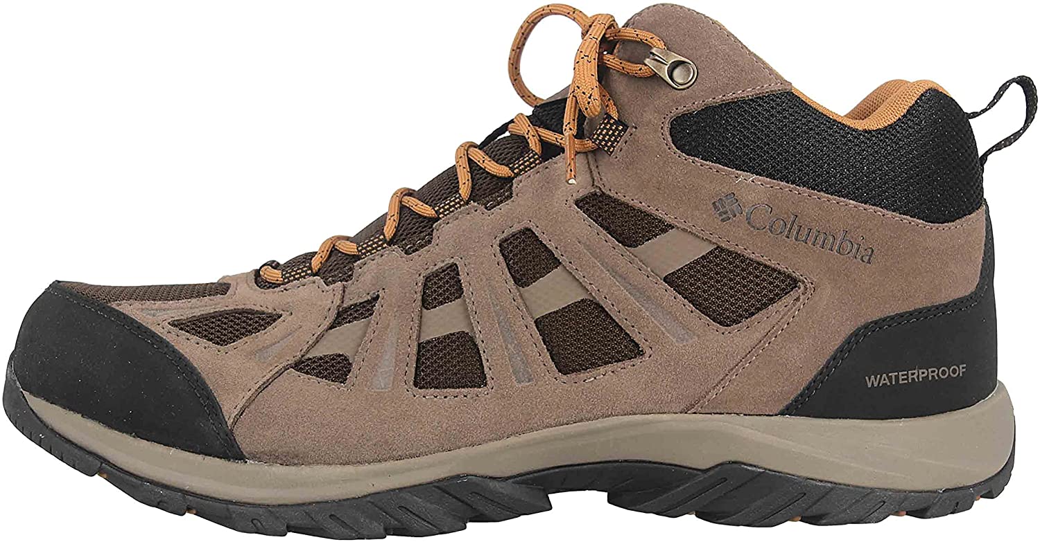 Columbia Mens Redmond Iii Mid Waterproof Hiking Shoe 11 Cordovan Elk