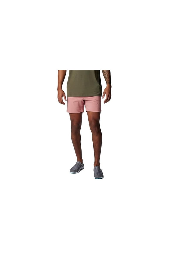 Mens Regular fit Casual Uncharted Shorts 6 Inseam Small Pink Solid