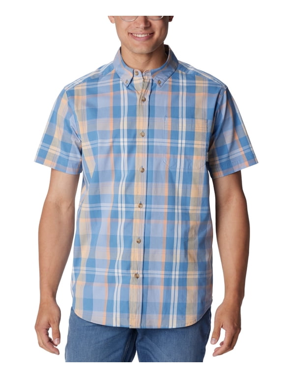 Mens Rapid Rivers II Short Sleeve Shirt Plaid S New