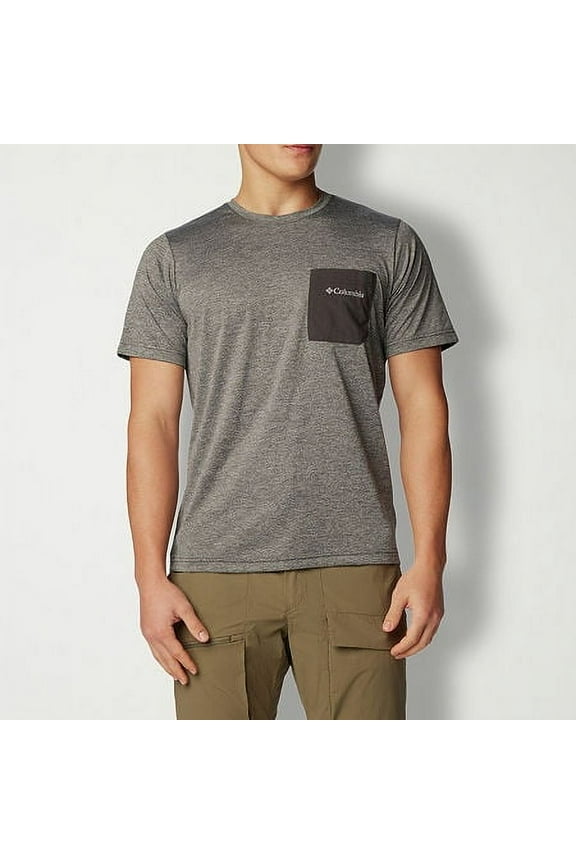 Mens Regular fit Short Sleeve T-Shirt Shirt XL Grey Solid