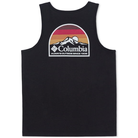 Columbia Men Regular fit Sleeveless Graphic Tank Top Shirt Medium Black