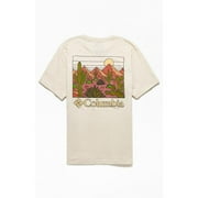 TRENDY HAVEN Columbia Mens Saguaro - Multicolor Unisex Comfort Tee T Shirt, Color: Black, Size: S