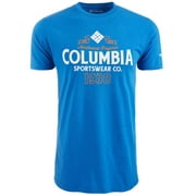 Columbia Mens Sportswear co. 1938 Graphic T-Shirt, Blue, Small