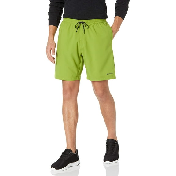 Columbia Mens Summertide Stretch Short, Sun Protection, Stain Resistant, Matcha, 6X Big