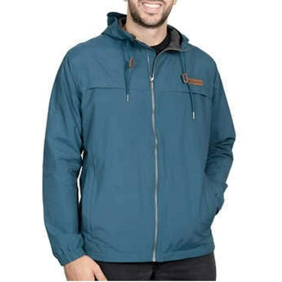 Columbia Mens Windbreaker Jacket Navy Carbon Small