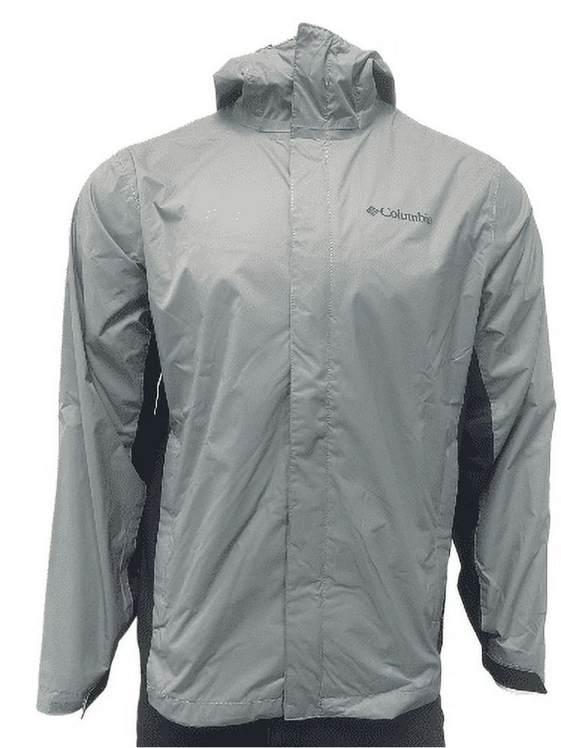 【高機能】 US Columbia OMNI-TECH HEAT 中綿入りグレー Columbia Men's Waterproof Breathable Omni-Tech Jacket (Ash