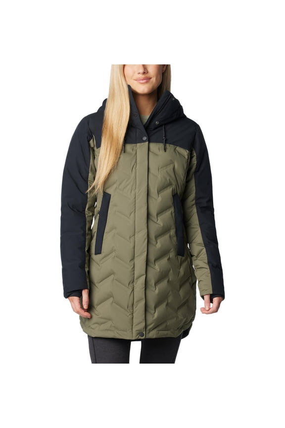 Mountain Croo III Mid Down Jacket for Ladies - Stone Green/Black - S