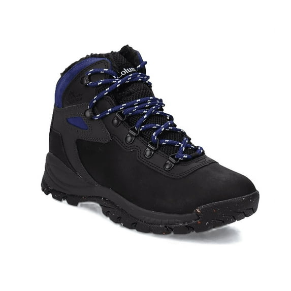 Columbia Newton Ridge PLUS OMNI HEAT Hiking Boots for Ladies - Black/Dark Sapphire, Size 7.5 NEW