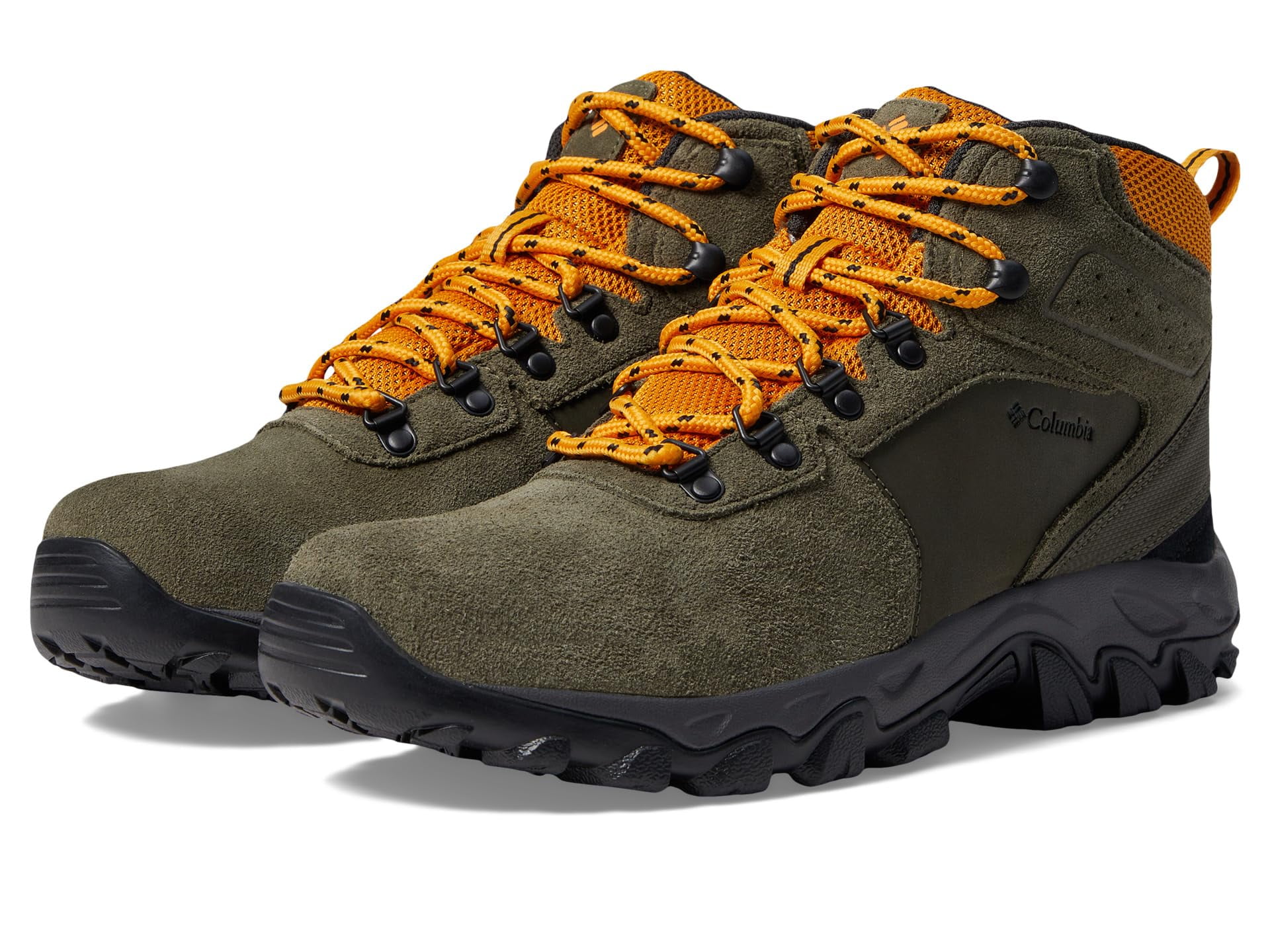 Columbia Newton Ridge Plus II Suede WP Mens Peatmoss Raw Honey 9.5 Walmart