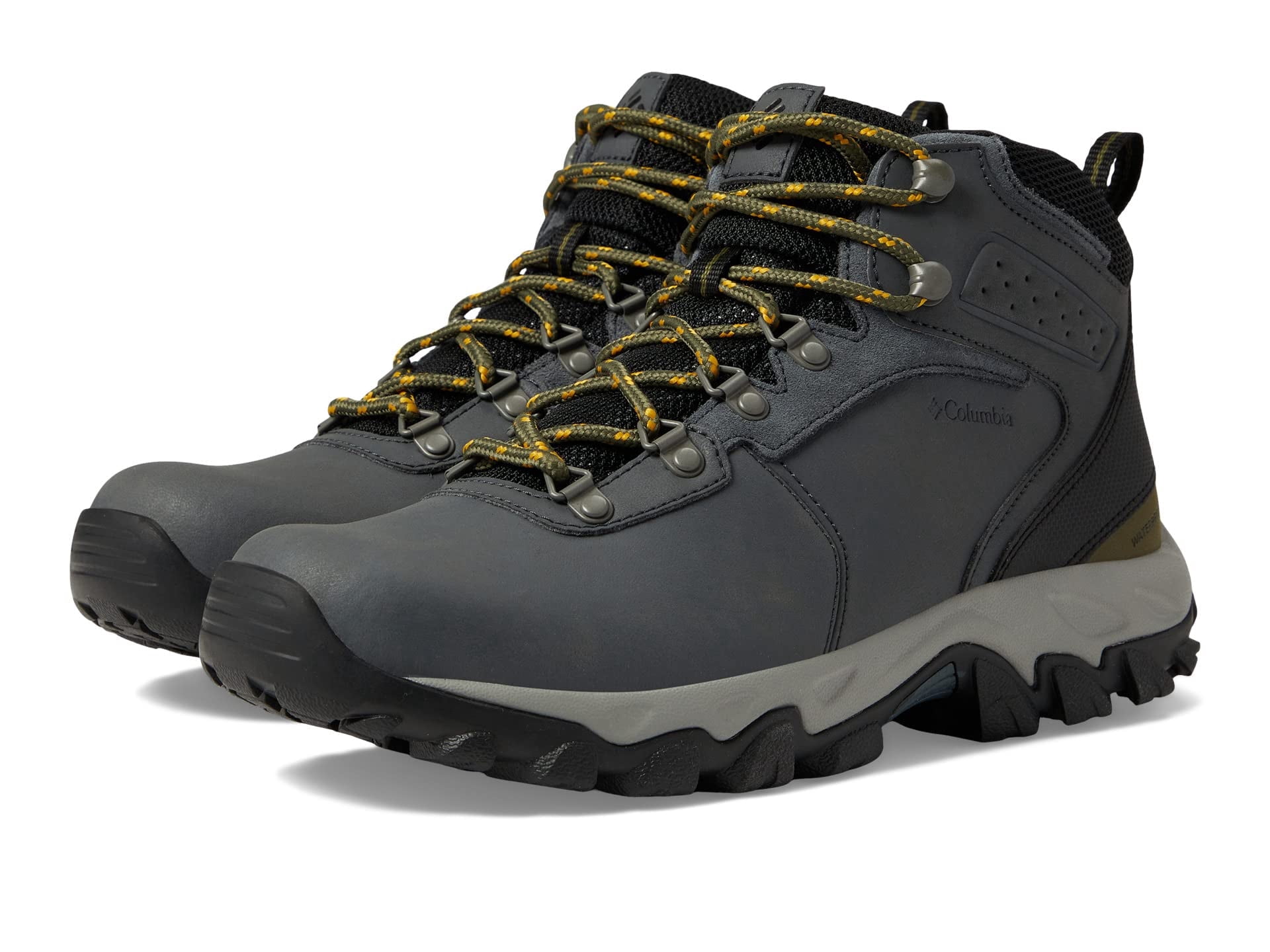 Columbia Men\'s Newton Ridg Plus II Waterproof Hiking Boot Elk/Black Size‎ 14 New Columbia Newton Ridge Plus II Waterproof (Mens, Elk/Black  main image 3