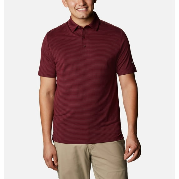 Columbia Omni-Wick One Swing Polo, Deep Maroon, X-Large