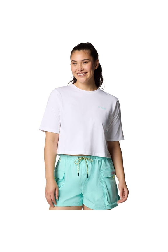 PFG Open Water Short-Sleeve T-Shirt - Women's, White/White, XL