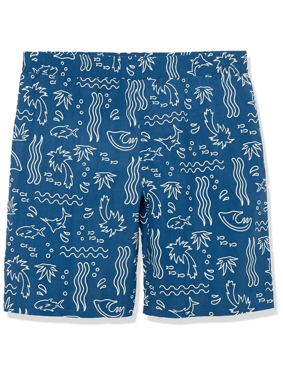 Youth Boys Super Backcast Short, Carbon Marlin Shores, Large