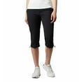 thumbnail image 1 of Columbia Women's Saturday Trail II Knee Pant, Water & Stain Resistant Black, 1 of 8